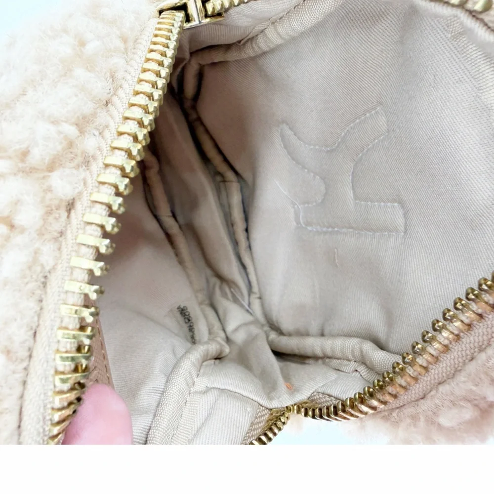 Stoney Clover Soft Mini Pouch with K White Pearl Letter Patch